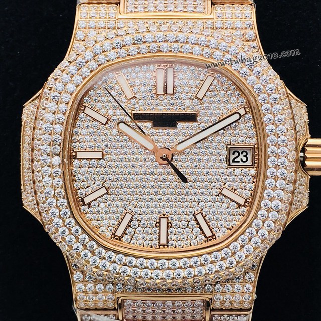 百達翡麗高端複刻男士腕表 PATEK PHILIPPE施華洛世奇美鑽男士腕表  gjs1916